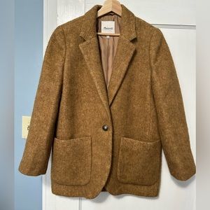Madewell Oversized Larsen Boucle Blazer